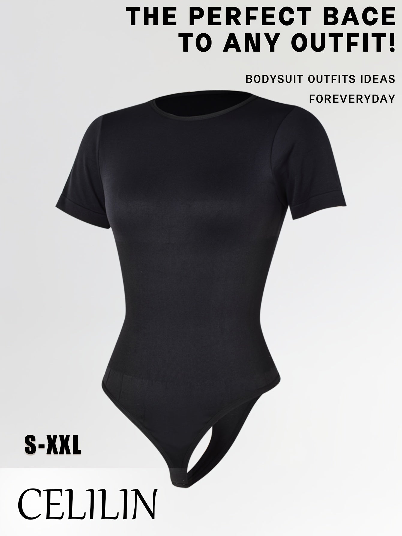 Body slim manches courtes pour femmes col rond sans couture couleur unie contrôle du ventre sous-vêtement respirant combinaison de yoga extensible