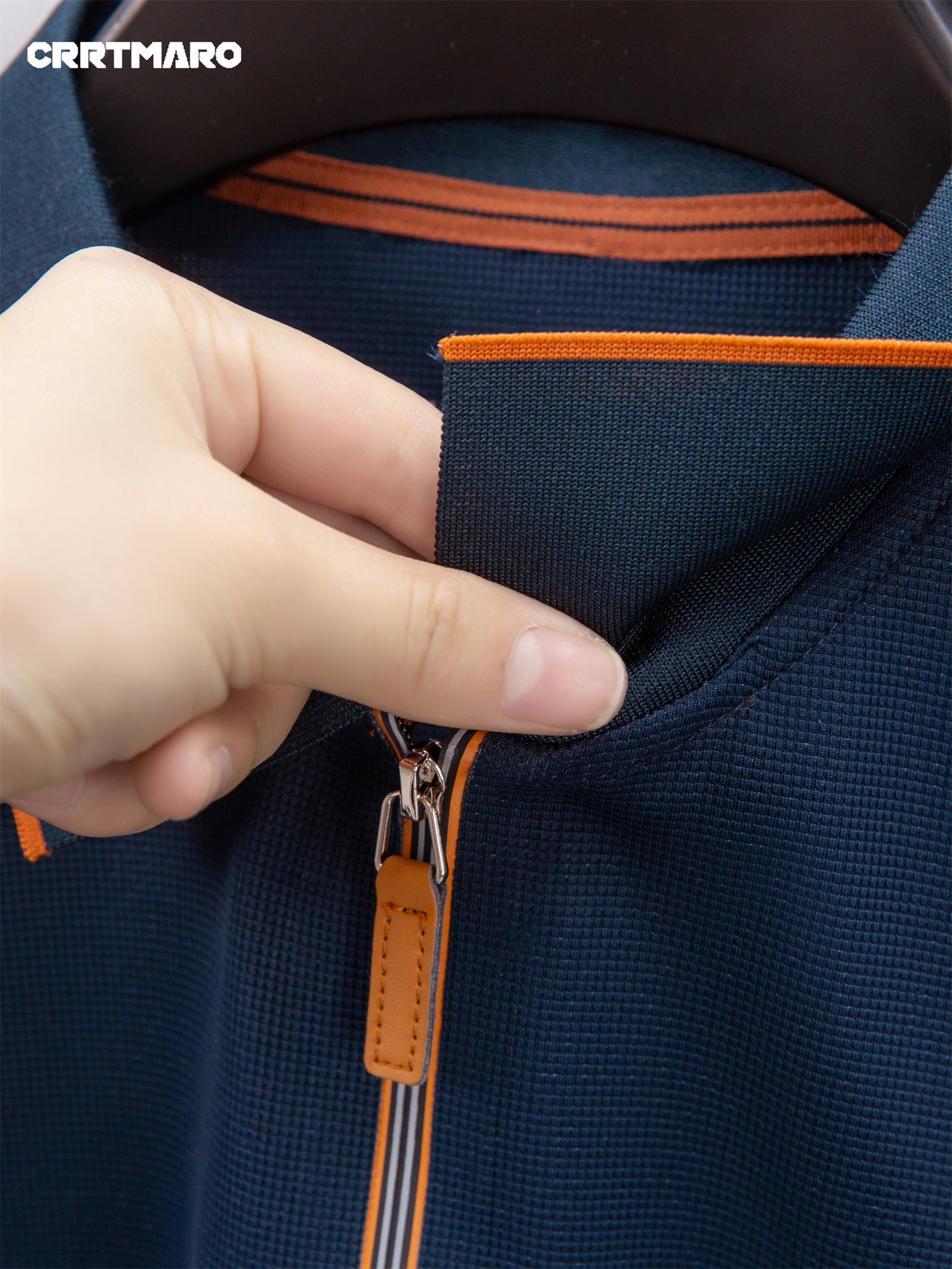 Men'S Casual Polo Shirt | Summer New Half-Zip Lapel Collar Short Sleeve T-Shirt, Slight Stretch Fabric, Solid Color