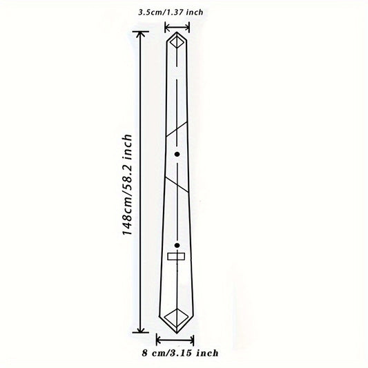 3pcs Set Cravates Hommes – Rayures Animales et Géométriques, Polyester, Cadeau Mariage & Bureau