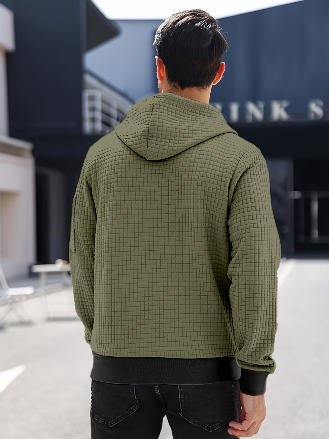 Veste ouverte à capuche pour homme grande taille – PLUS SIZE