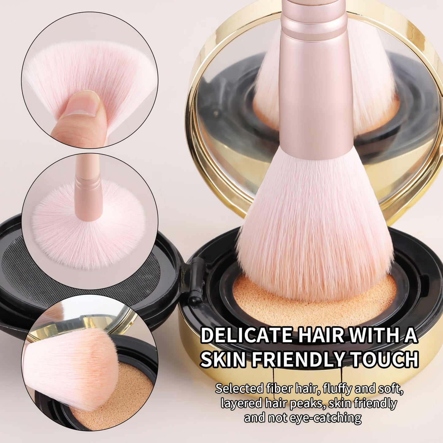 Set 30 Pinceaux Maquillage – Nylon & Trousse de Rangement