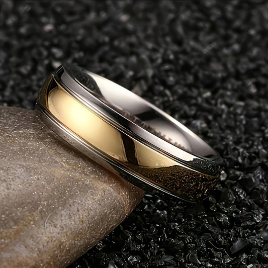 3pcs Couple Ring Set (2pcs/Set for Women + 1pc for Men) Stylish -Plated Stainless Steel Rings for Women And Stainless Steel Ring for Men, Perfect Gift for Christmas, Valentine'S Day, And Wedding Anniversaries.