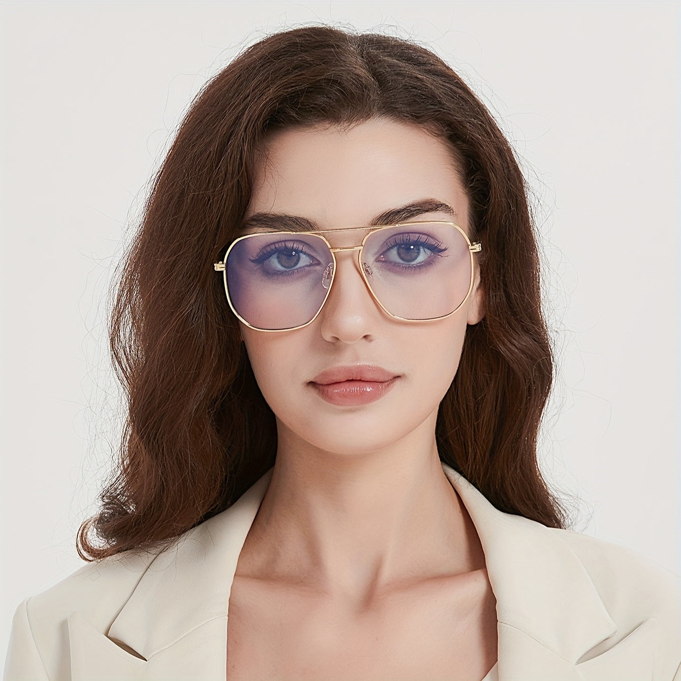 Computer Glasses for Men and Women, Unisex Design, Metal Frame Computer Glasses