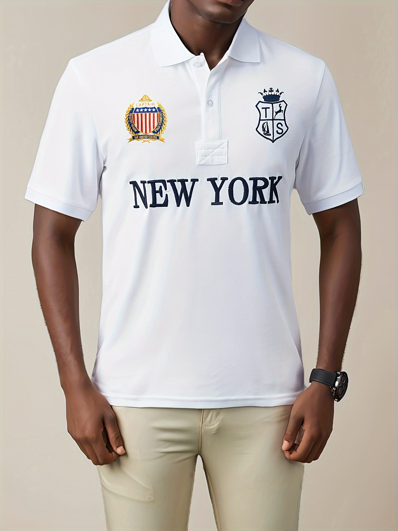 TS Men's Shirt - Formal & Casual Elegant Fit, Collar Shirt for Business, Parties, Casual Attire - All-Season Men's Clothing, Business Attire, Streetwear Fashion, Highquality Embroidery, Fashion Top, Young Professionals, PLUS