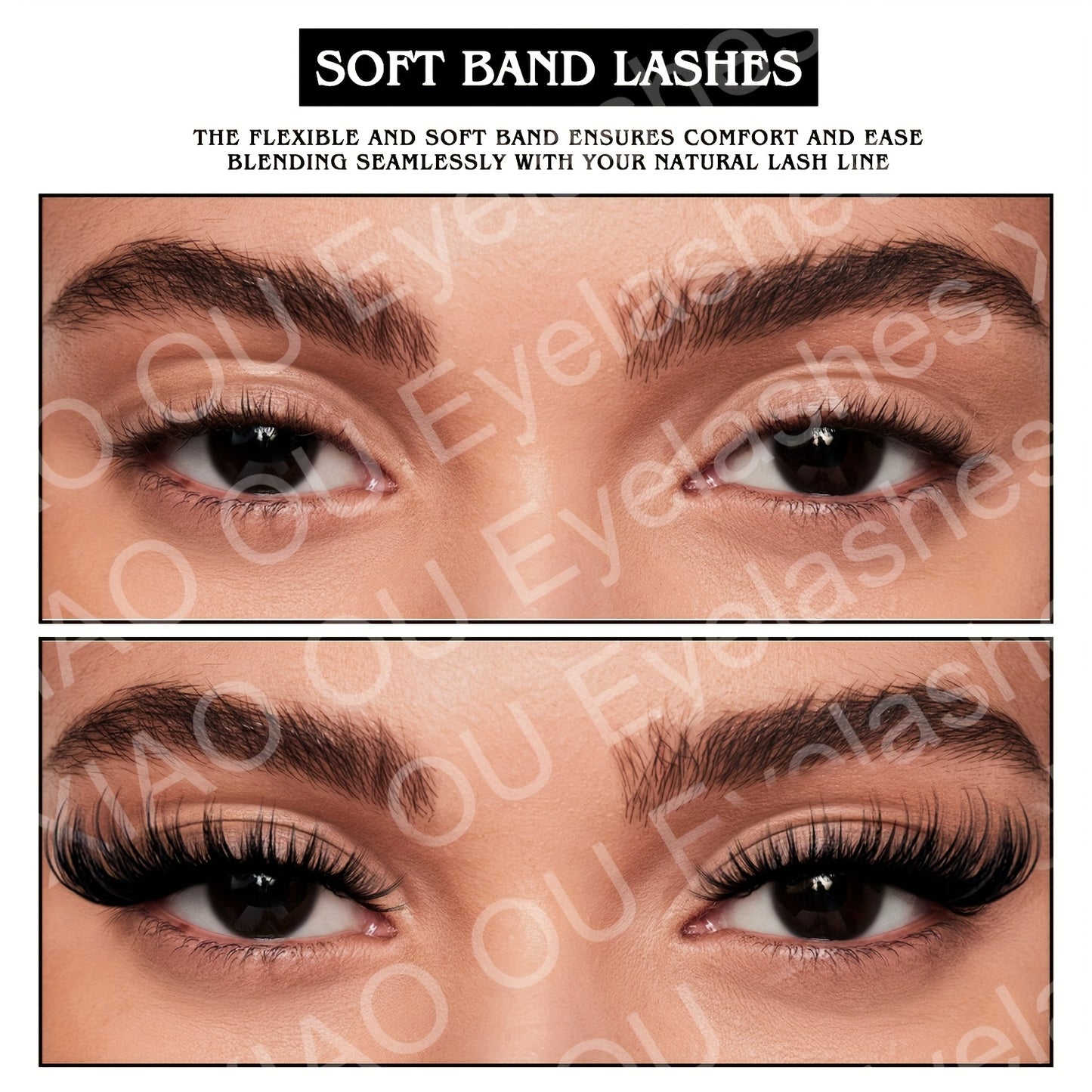 120/160 Cils– Courbure D, Longueurs Mixtes 8-16mm, Effet Naturel, Réutilisables, Extensions DIY avec Cils Individuels Effilés, Styles Russe/Poupée/Cat-Eye, Débutants, Colle Incluse