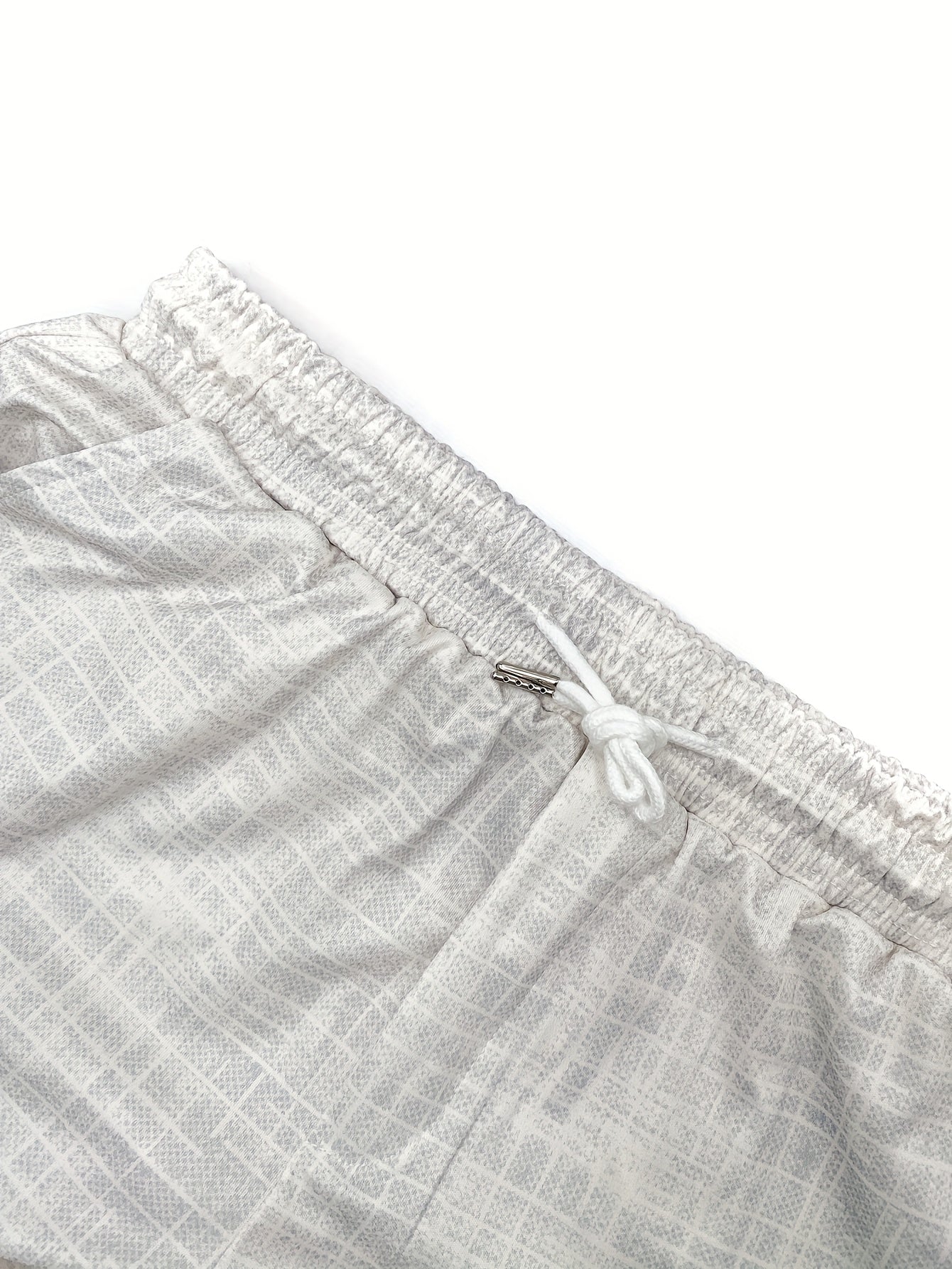 Pantalon homme long géométrique — Casual, élégant et ample pour fêtes et extérieur