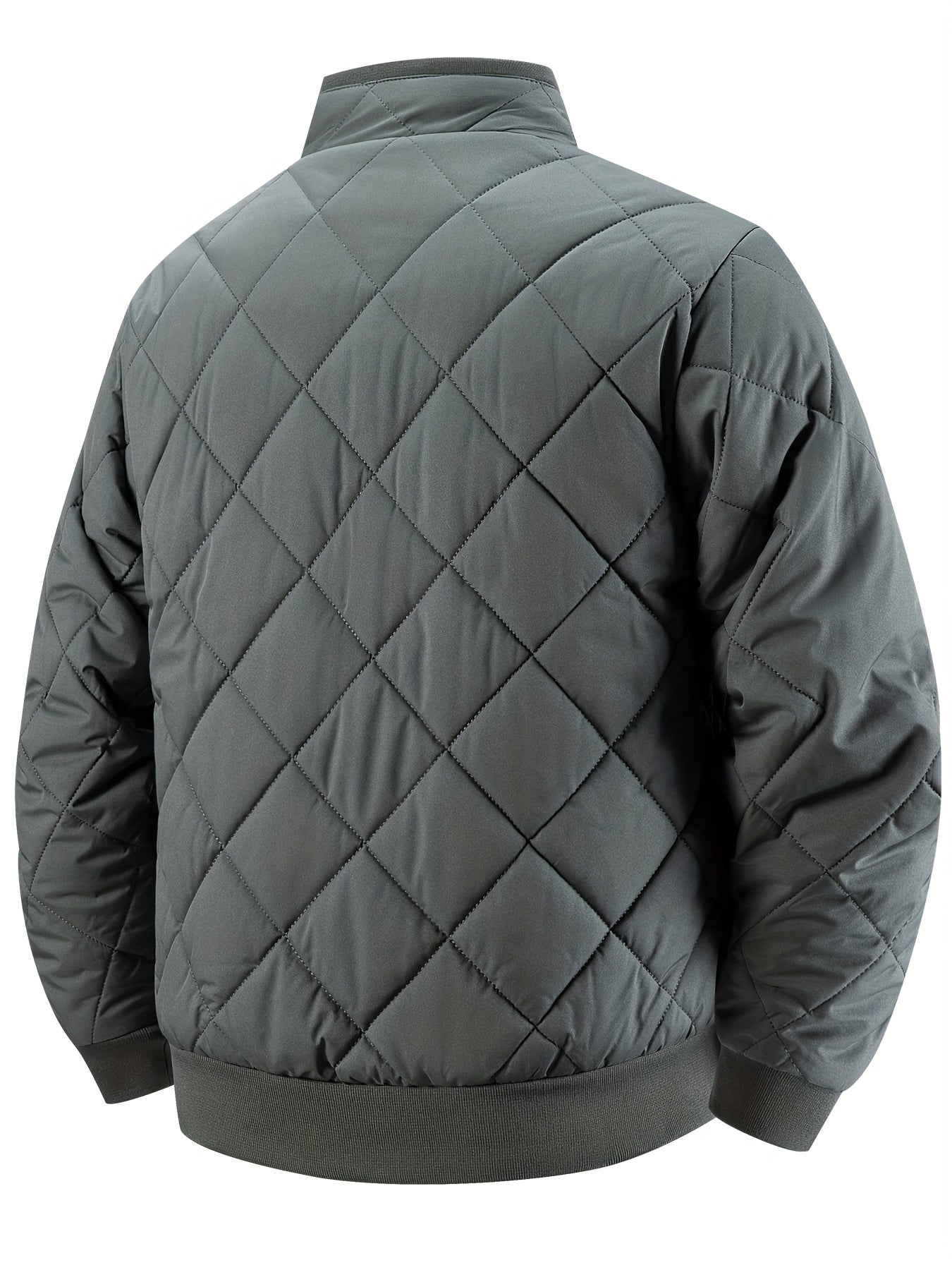 Manteau Hiver Homme Oversize 2XL-9XL – Veste Épaisse Zippée, Col Montant, Grandes Poches, Casual & Grand Taille