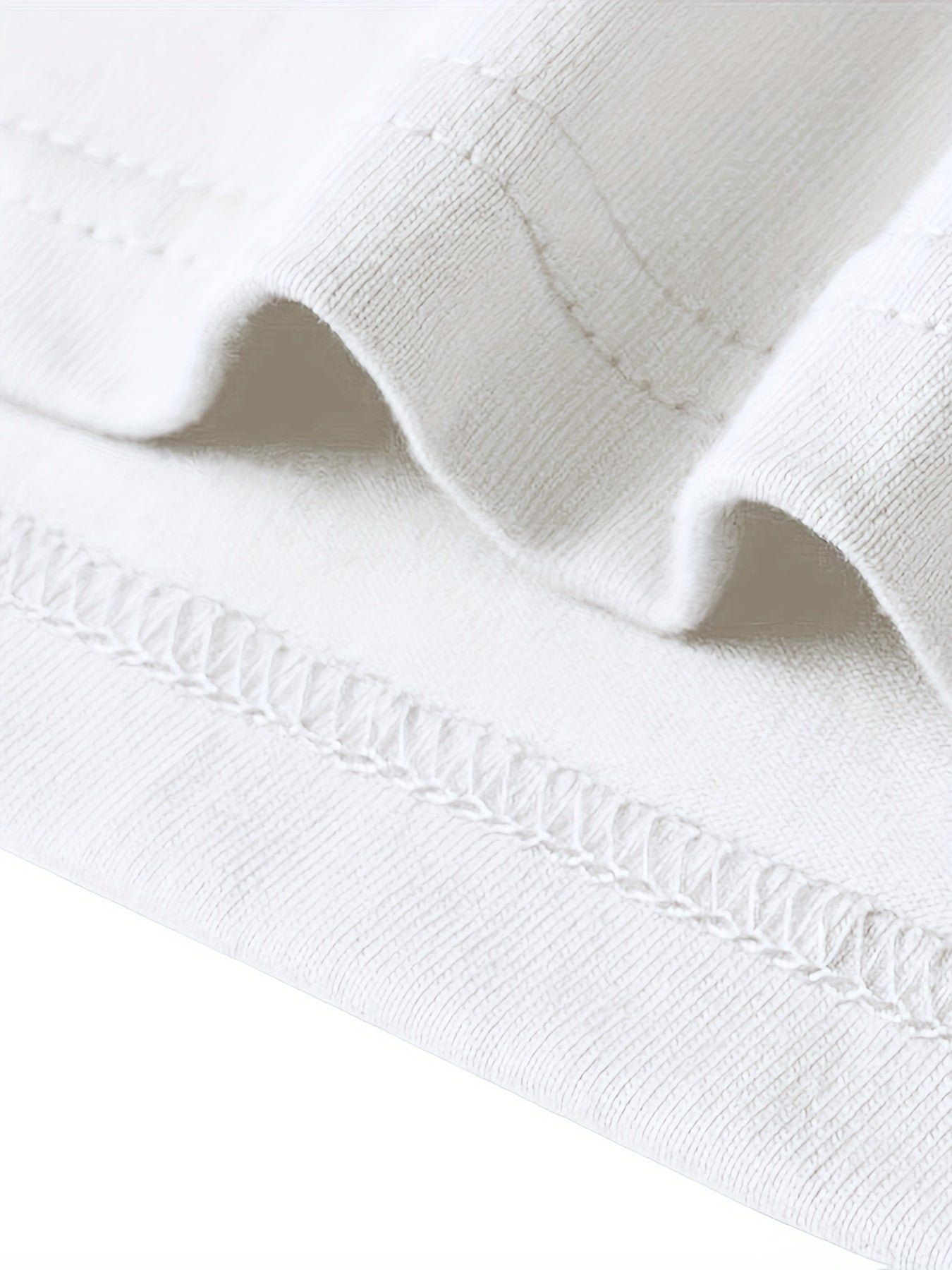 Men's Heavyweight Pure Cotton Oversized T-Shirt - Loose Fit Casual Round Neck Short Sleeve Tee Suitable for Men, Large Size Breathable Casual Attire & Evening Outfits, Year-Round Comfortable Top