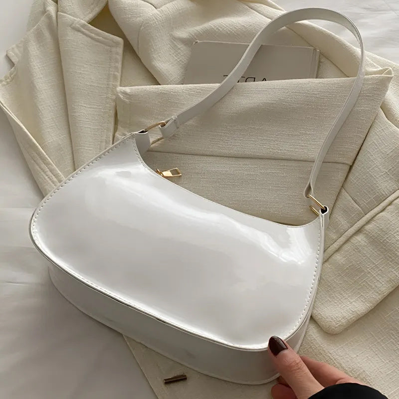Mini Femme Couleur Unie – Sac Multiusage avec Poche Zippée pour Téléphone et Portefeuille, Cuir Synthétique Léger, Sangle Réglable, Idéal en Cadeau
