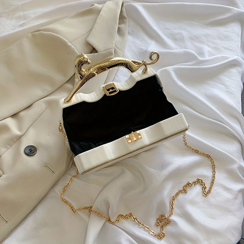Sac à chaîne clip – bandoulière amovible, élégant et polyvalent