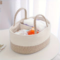 Large Handwoven Storage Basket with Dividers