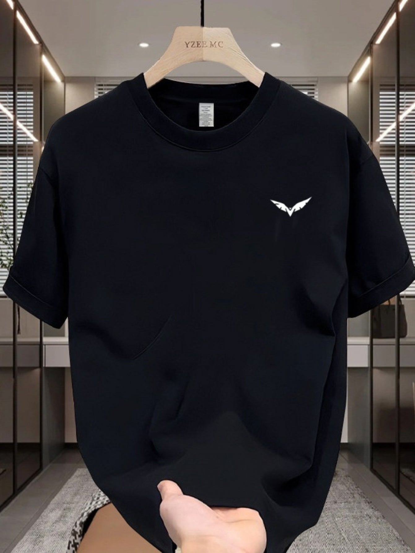 1pc Men's 100% Cotton T-Shirt - Casual Solid Color Crew Neck Short Sleeve, Soft and Stretchable Knit Fabric, Regular Fit for Year-Round Comfort and Versatility