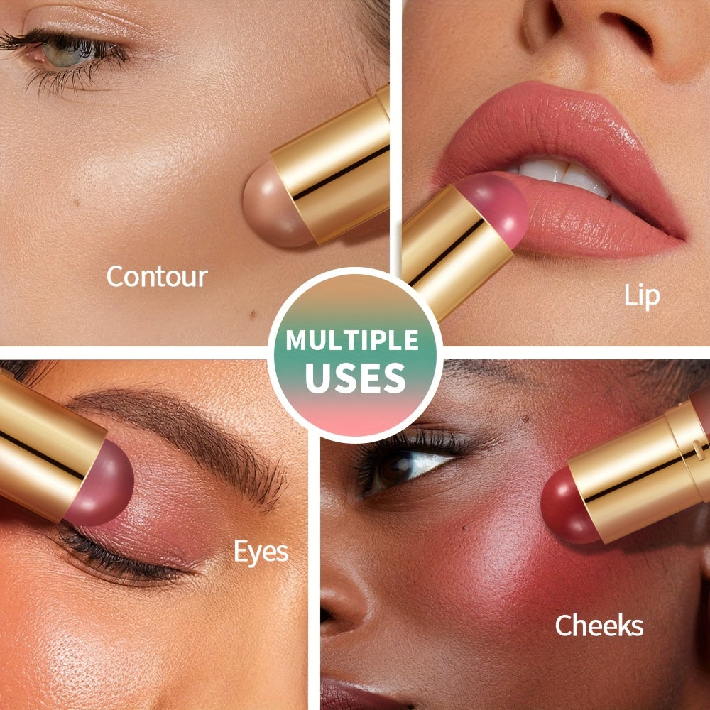 Butter Radiance & Go, Multiuse Stick, Double-ended Blush & Contour, Ultra-Creamy Radiant Finish Formula with Butter, Hydrating Texture, Multi-Use Contour Stick, Multi-purpose Makeup Stick - Blush, Contour, Lipstick, Eyeshadow