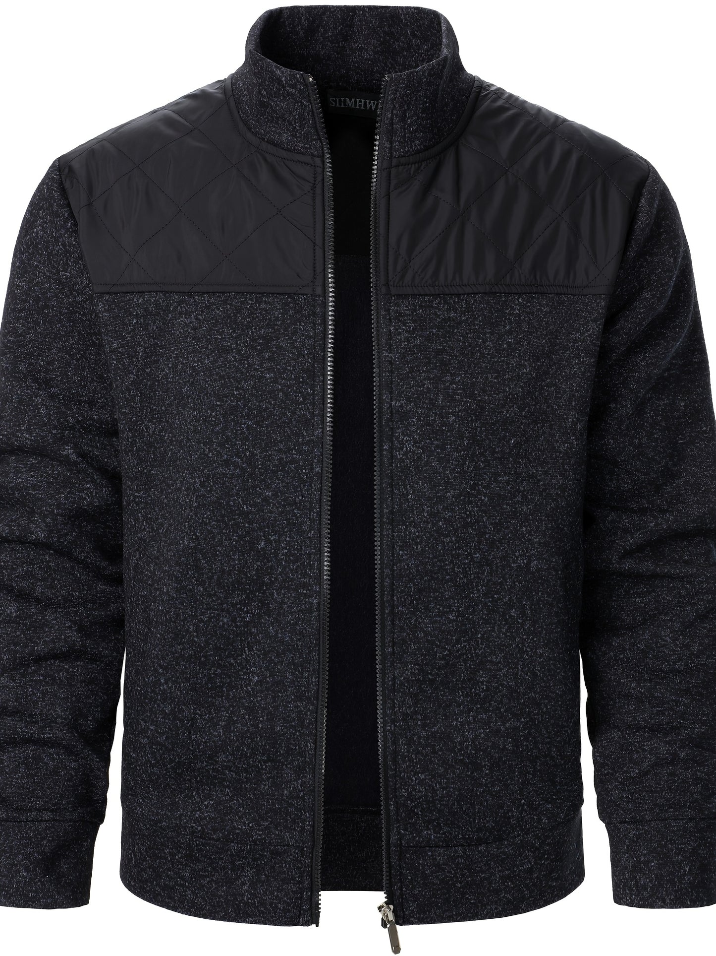 Lot de 3 Sweatshirts Homme en Polaire – Zip, Marron, Manches Longues, Col Montant, Décontracté, Golf et Camping, Lavable en Machine