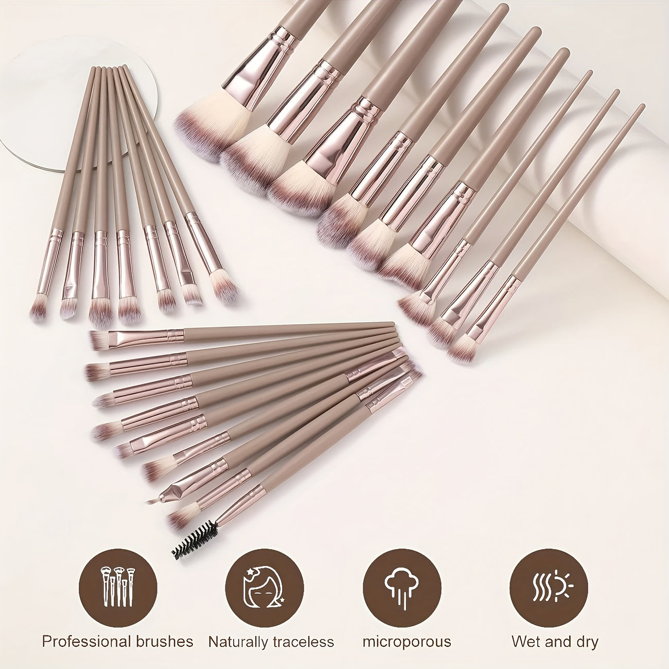 Kit Maquillage 20/30/36/37/67 Pièces – Pinceaux & Trousse Grande Capacité