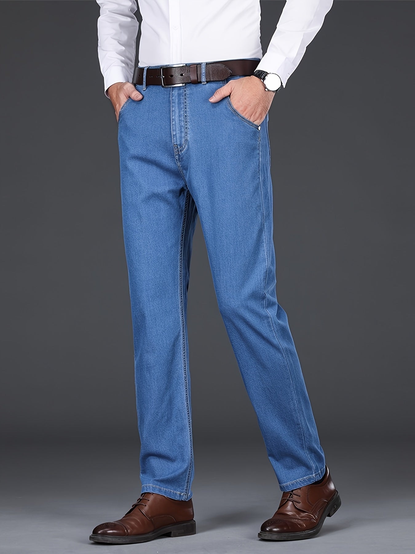 Chino Homme Été – Respirant, Style Business Casual, Coupe Standard