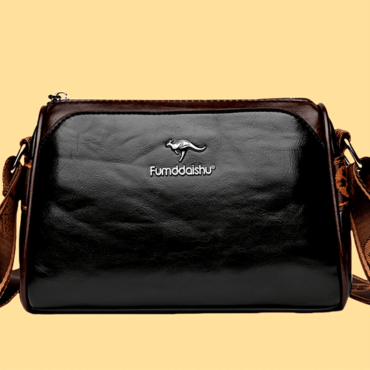 Sac bandoulière et sac à main élégant pour femmes – mini format, cuir, plusieurs compartiments, bandoulière réglable, fermeture zippée, style boho-chic, idéal pour travail, voyage et usage quotidien, cadeau parfait