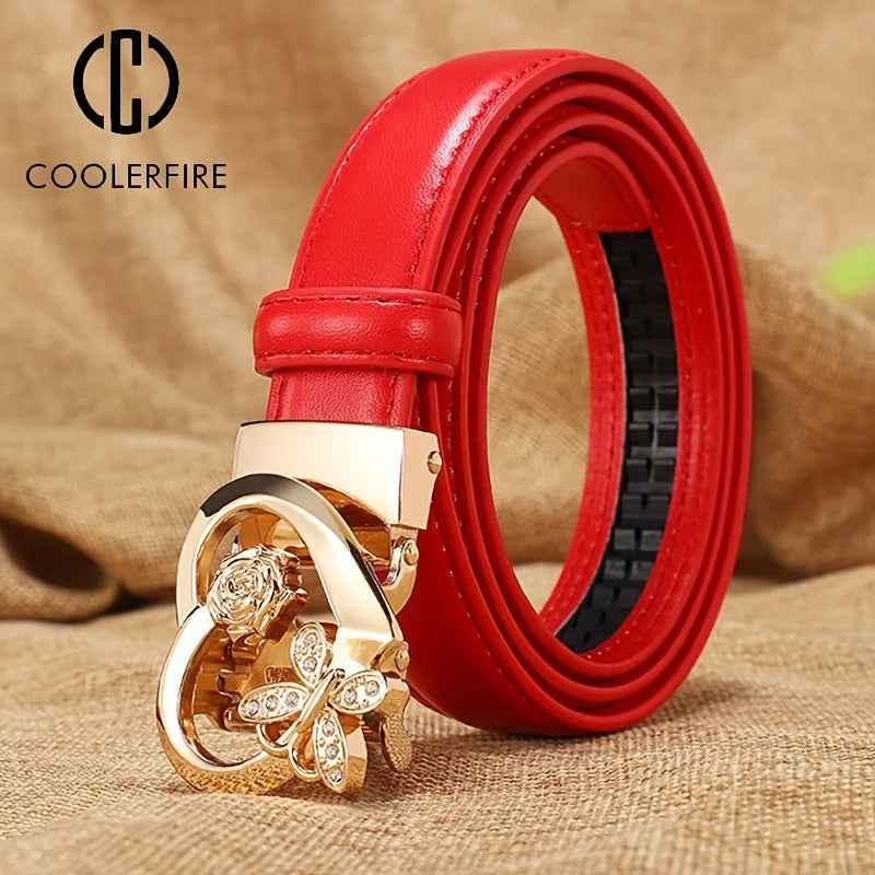 Nouvelle ceinture femme – Marque de luxe, designer célèbre, couleur candy, haute qualité, ceinture pour robe avec boucle automatique