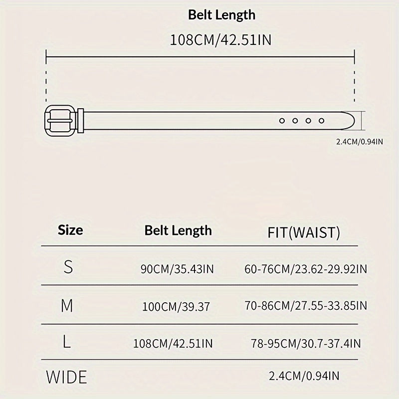 Ensemble de quatre ceintures tendance : blanches, café, marron et noires, avec ceinture décorative assortie aux robes et aux jeans