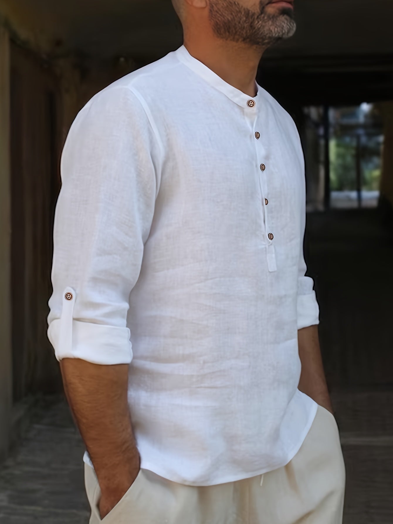 Men's Casual Shirt, Fashion Long Sleeve for Spring and Autumn, Perfect for Daily Wear and Vacation Travel, Ideal Gift for Men