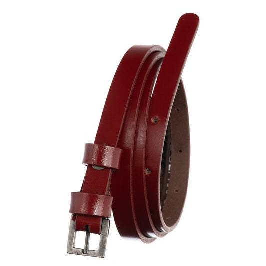 Ceinture fine en cuir pour femmes avec boucle – Pour robes