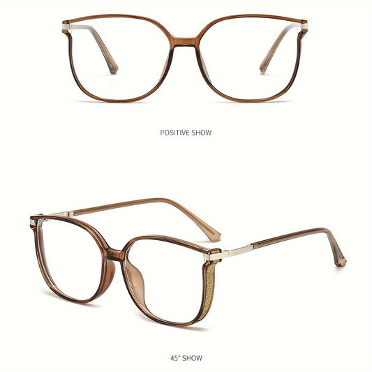 Paire de Lunettes de Lecture Oversize Luxueuses – Design Étoilé avec Étui