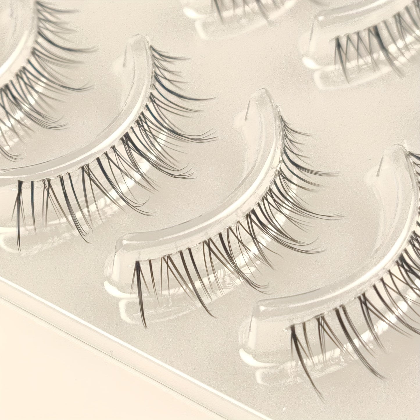 Set de 5 ou 10 Paires de Faux Cils — Curl 3D Réutilisables, Épaisseur 0,07 mm, Longueurs 6-15 mm, Styles Doll et Cosplay, Parfait pour Maquillage et Costumes Festifs