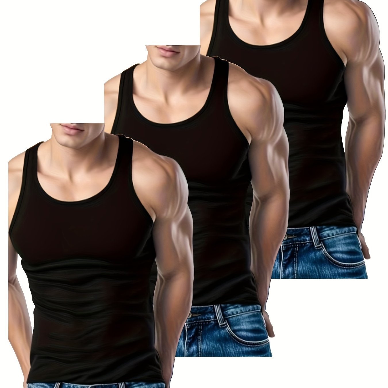 Débardeurs Homme Maison – Lot de 3