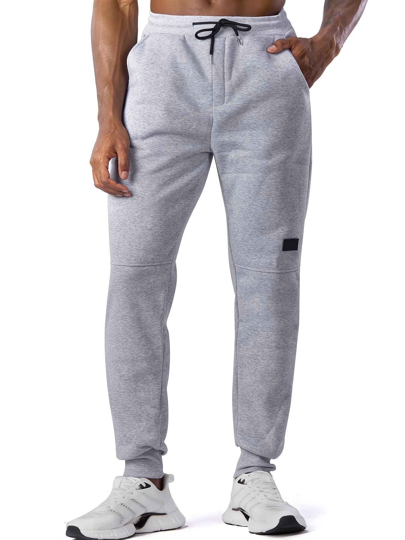 4pcs Joggers Homme – Polaire, Cordon, Casual & Sport, Automne/Hiver