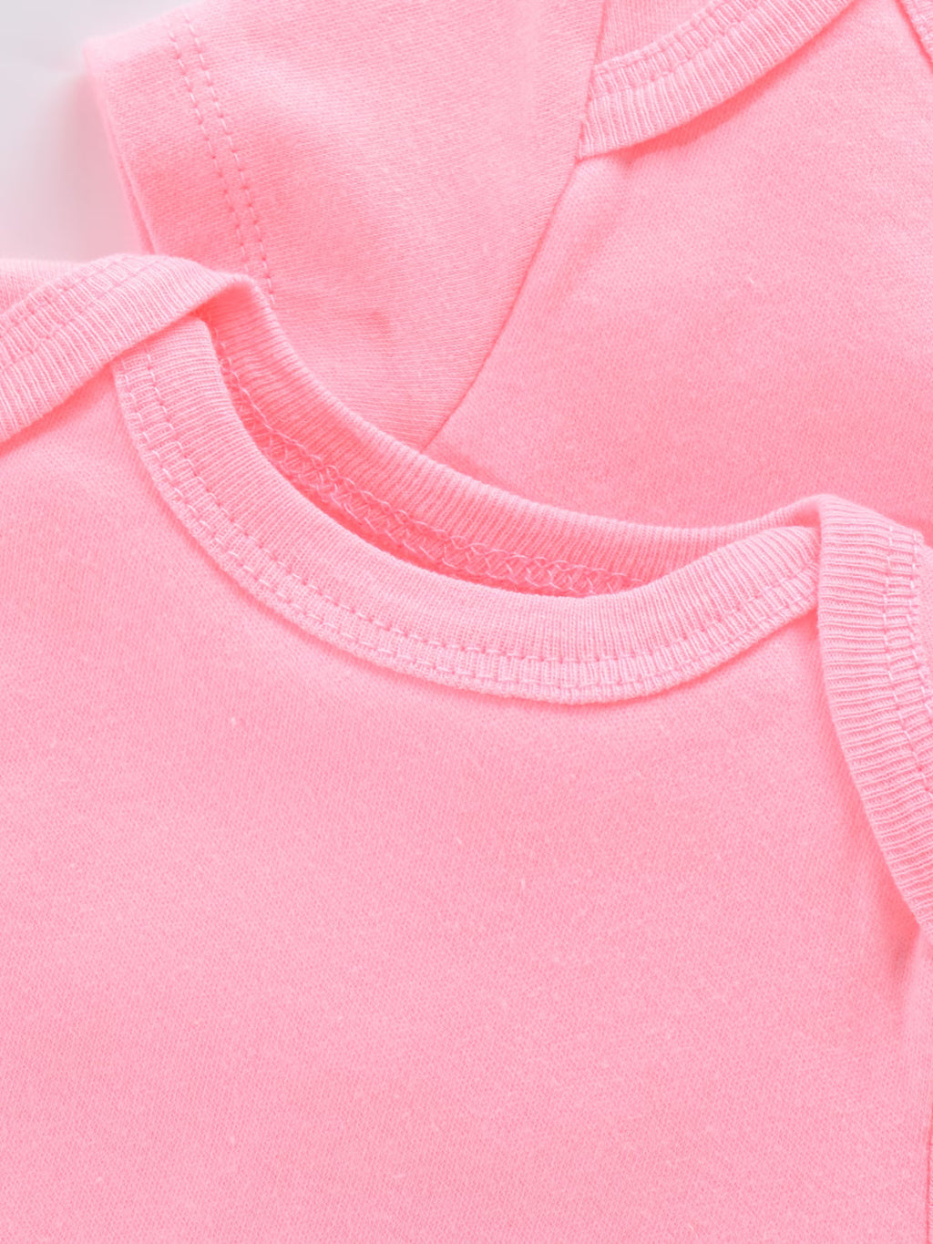 5-Pack Baby Short Sleeve Bodysuits – Solid Color Cotton Onesies for Newborns