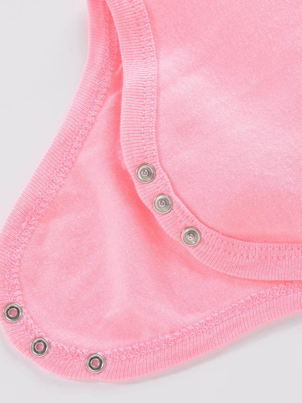 5-Pack Baby Short Sleeve Bodysuits – Solid Color Cotton Onesies for Newborns