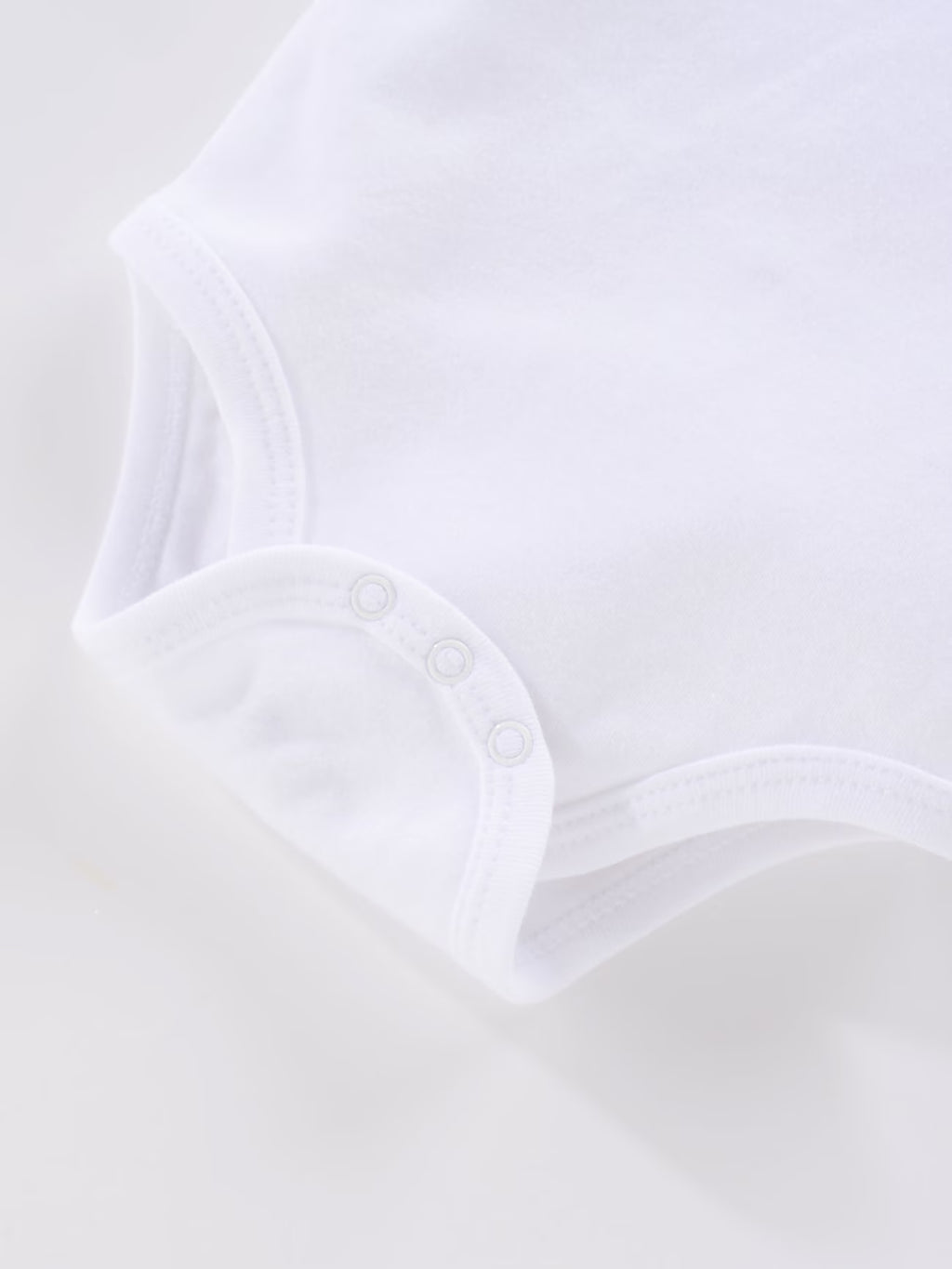 5-Pack Baby Short Sleeve Bodysuits – Solid Color Cotton Onesies for Newborns