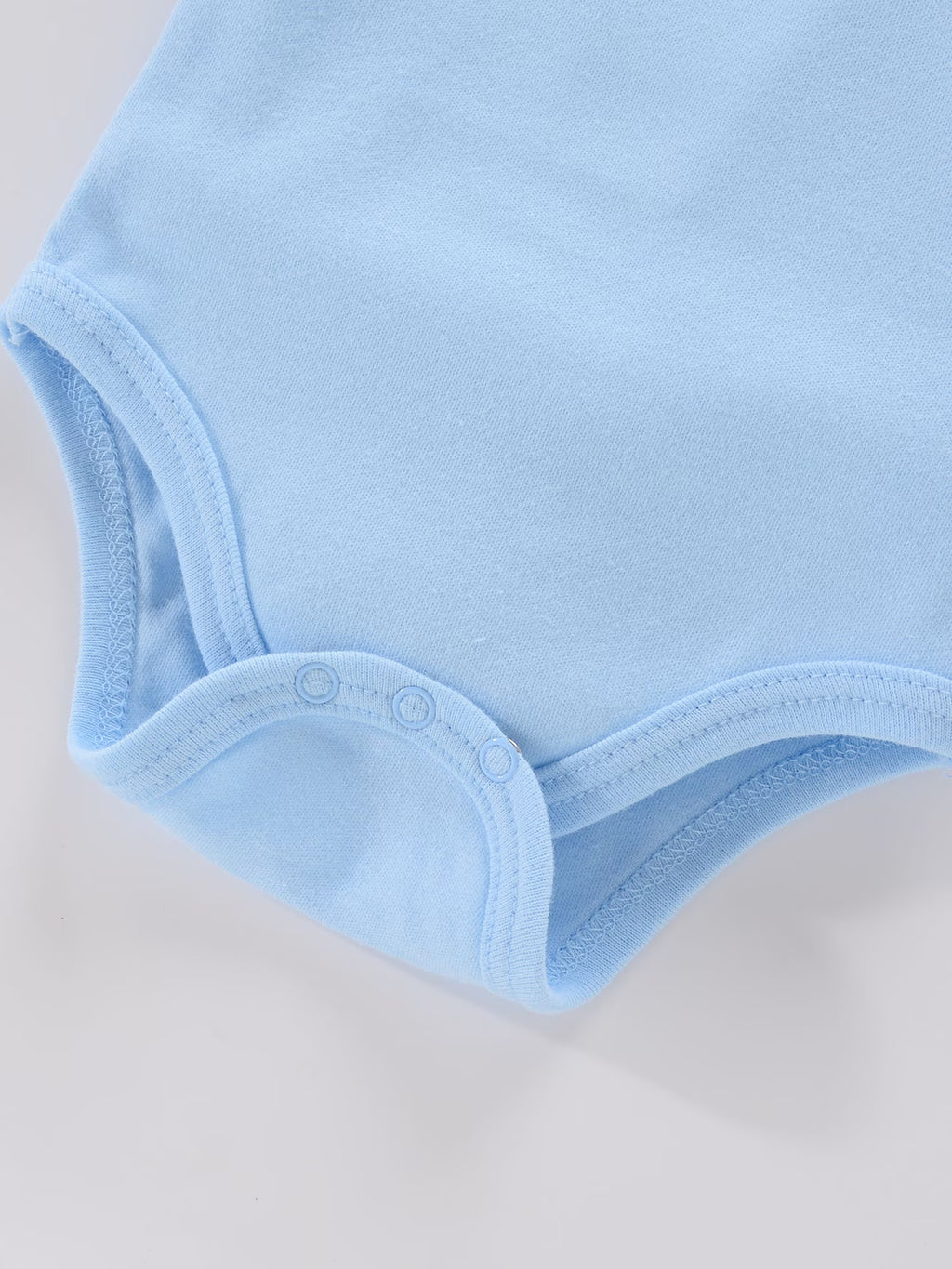 5-Pack Baby Short Sleeve Bodysuits – Solid Color Cotton Onesies for Newborns