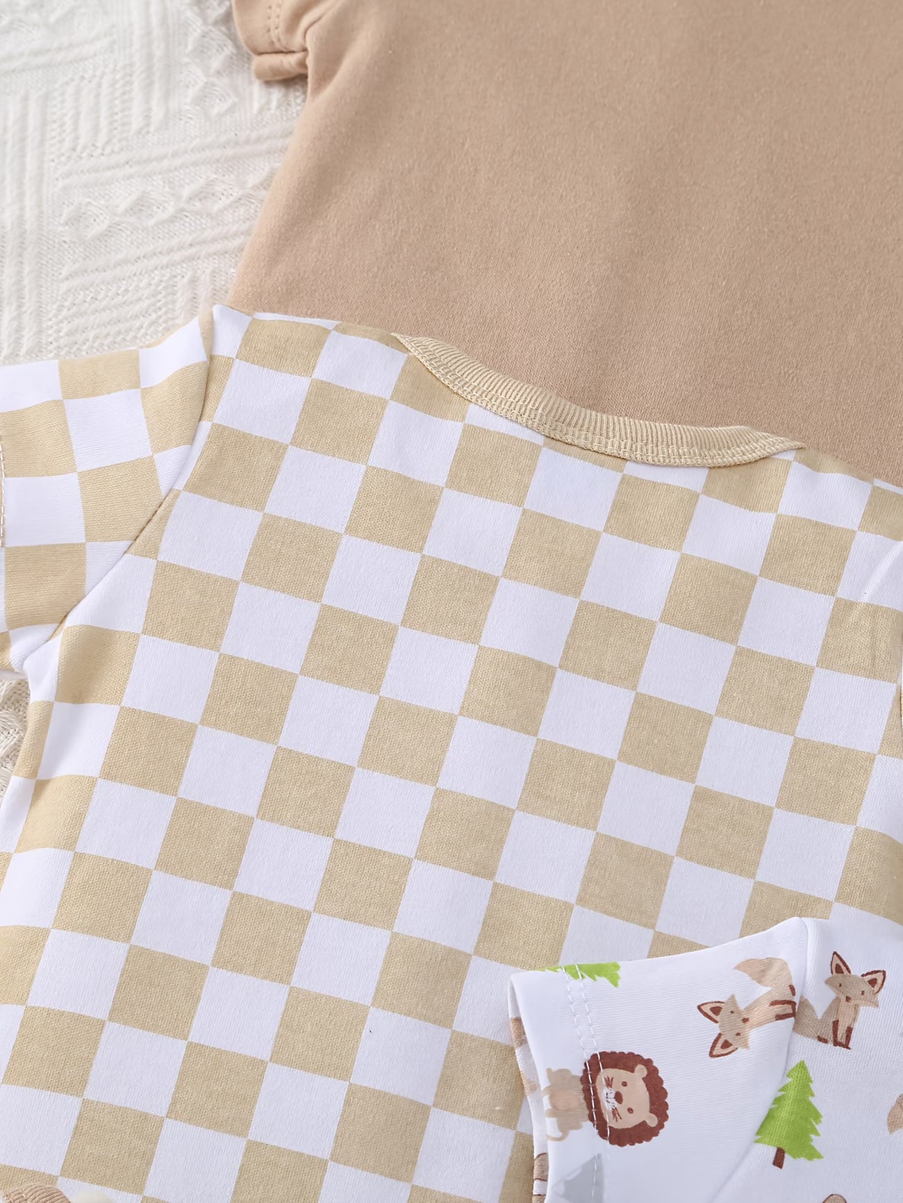 5-Pack Unisex Baby Bodysuits – Short Sleeve Cotton Onesies for Newborns