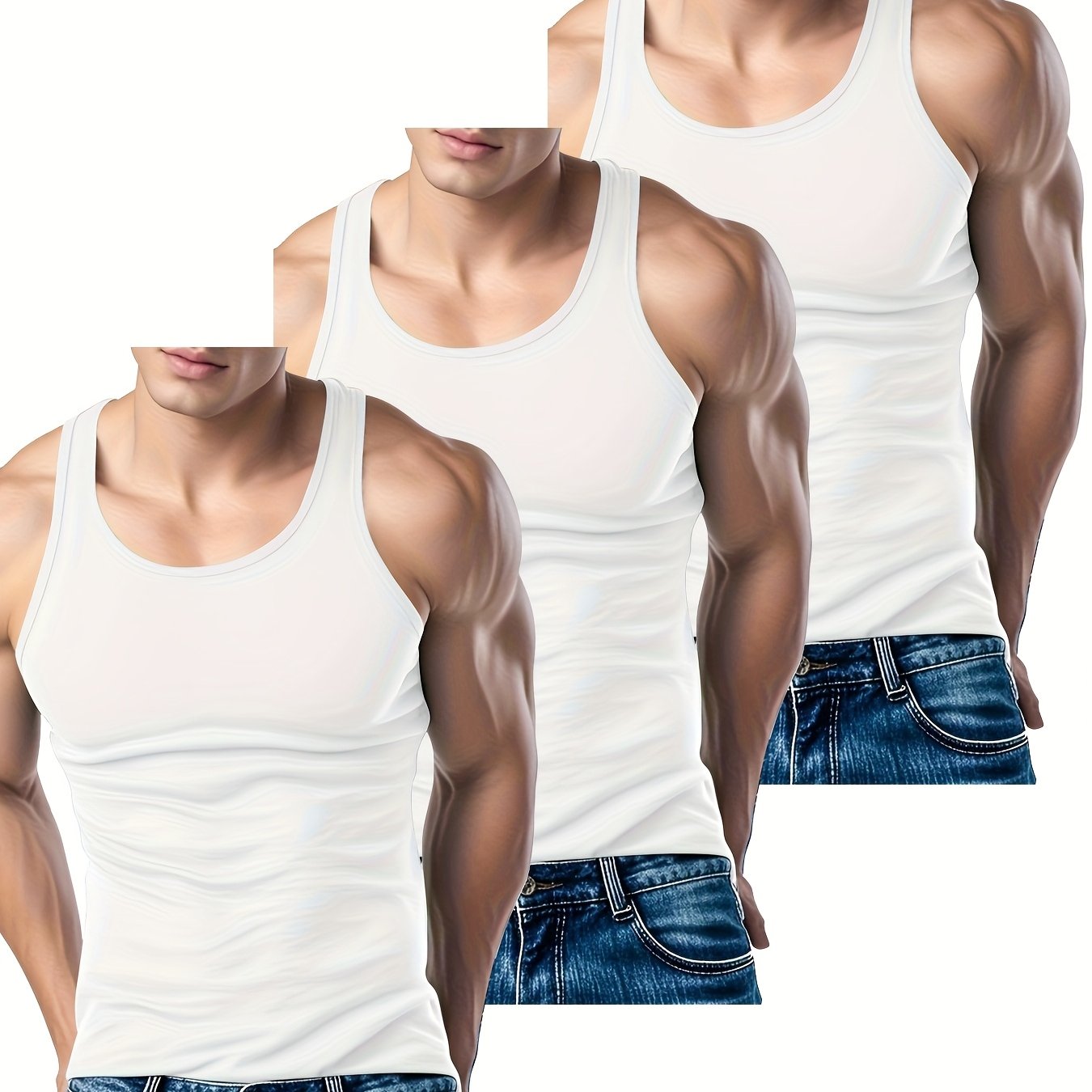 Débardeurs Homme Maison – Lot de 3