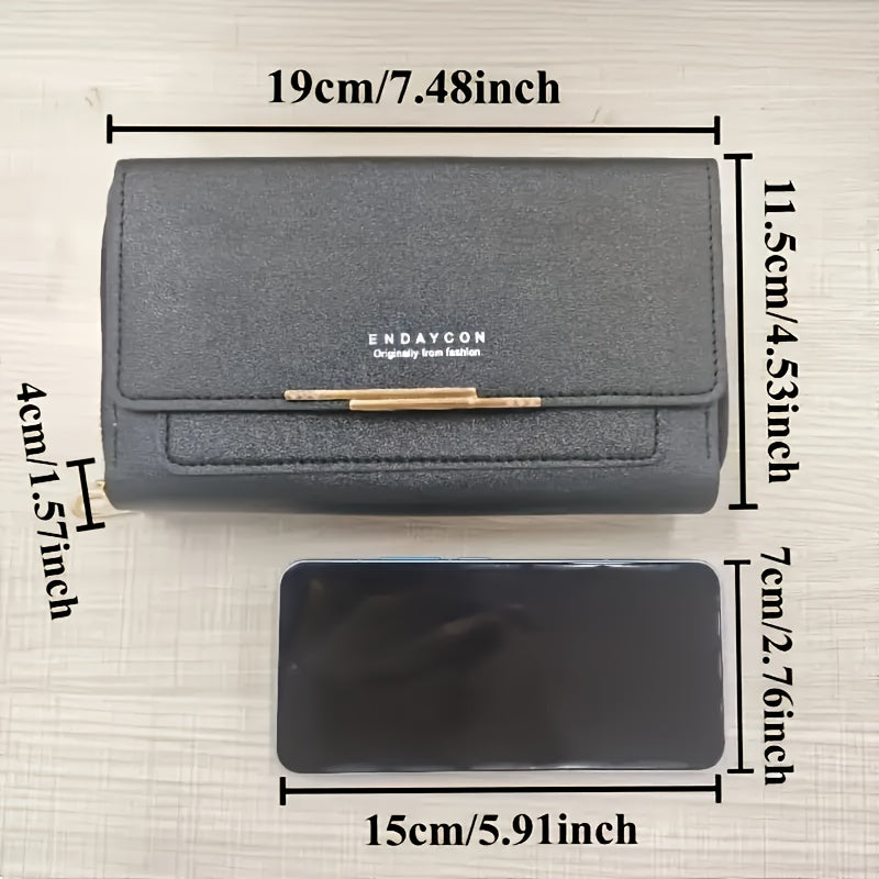 Sac à main pour femmes – Porte-monnaie, porte-cartes et téléphone, 9 couleurs au choix, couleur unie, protection RFID, bandoulière réglable