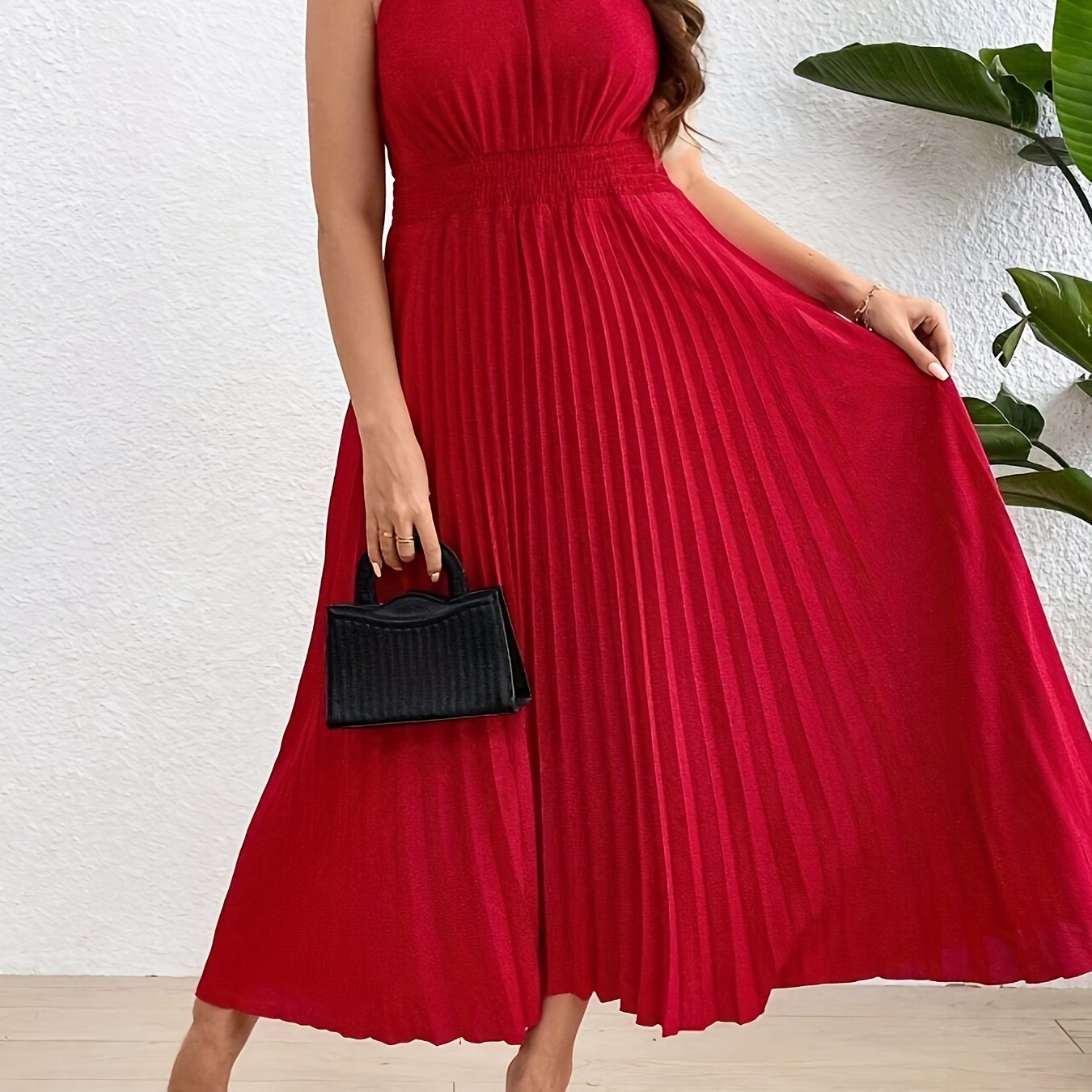 Robe maxi élégante grande taille femme – longue et fluide, pour soirées ou invités de mariage, lavable en machine, tissu non transparent, tenue formelle pour événements spéciaux et quotidien, coupe sophistiquée