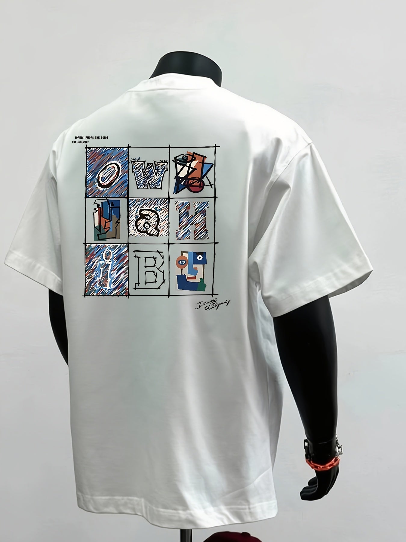 Men's 100% Cotton Short Sleeve T-Shirt - Soft Round Neck Casual Summer Top with Minimalist Chest Print, Semi-Translucent for layering, Breathable Casual Attire, Suitable for Summer Events & Casual Outfits (Men's Fashion)