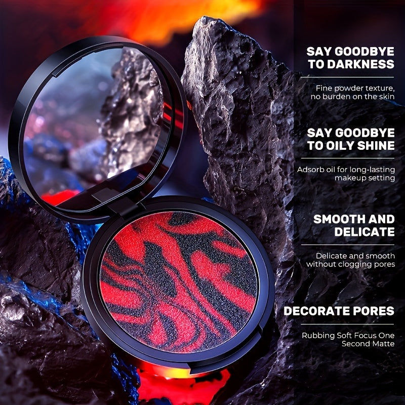 Poudre compacte– Réduit les pores, absorbe l’huile, floute les imperfections, finition parfaite, primer pour base de maquillage et fixation, contrôle de l’huile avant et après le maquillage