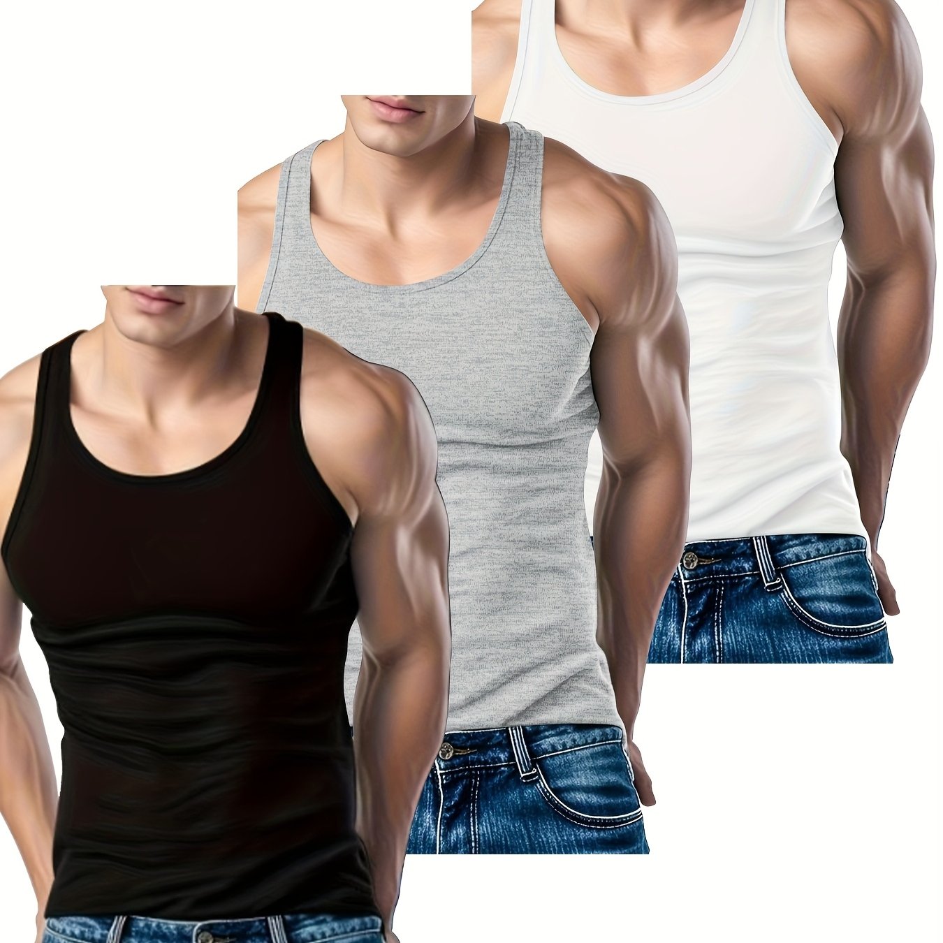 Débardeurs Homme Maison – Lot de 3