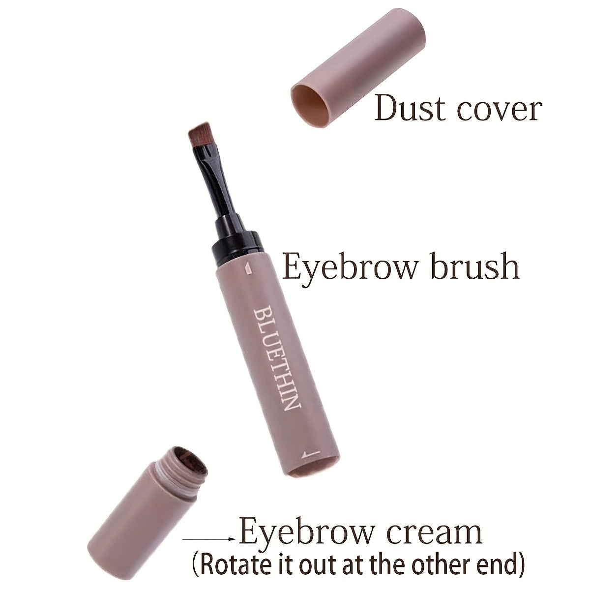 Crème à sourcils double embout waterproof et anti-transpiration – Longue tenue