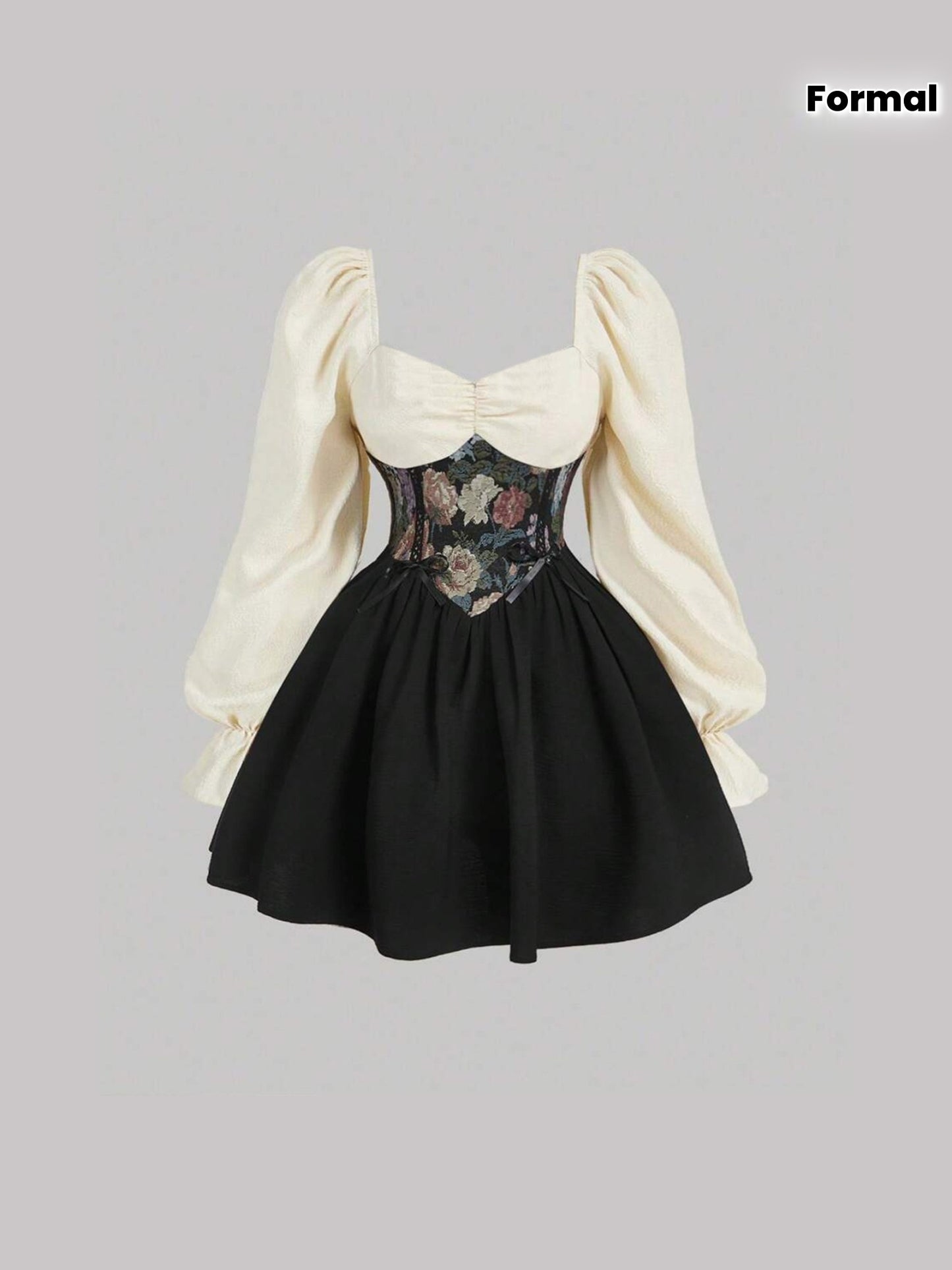 Robe gothique victorienne baroque de style Renaissance pour femme – Élégante, épaules dénudées