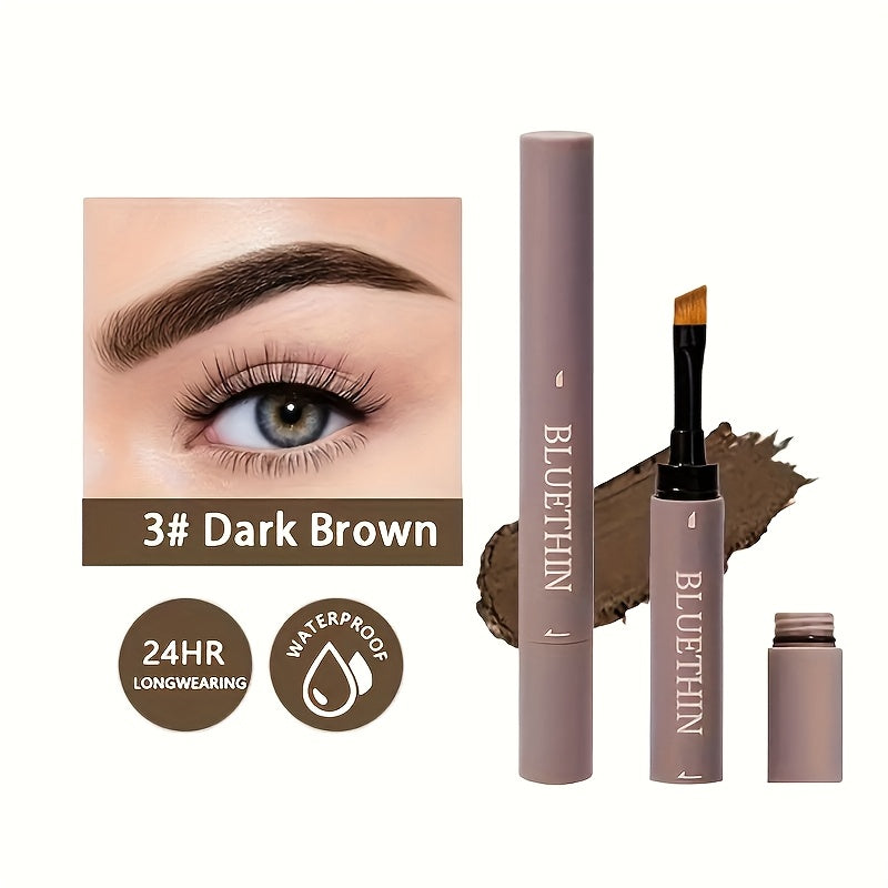 Crème à sourcils double embout waterproof et anti-transpiration – Longue tenue
