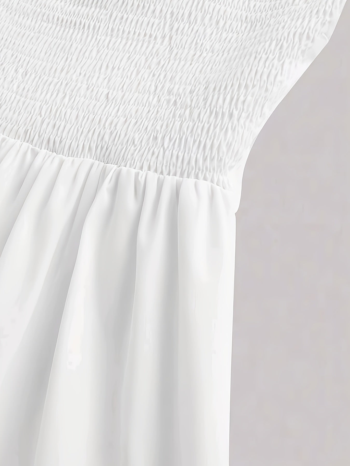 Robe romantique vintage à ourlet volanté pour femme