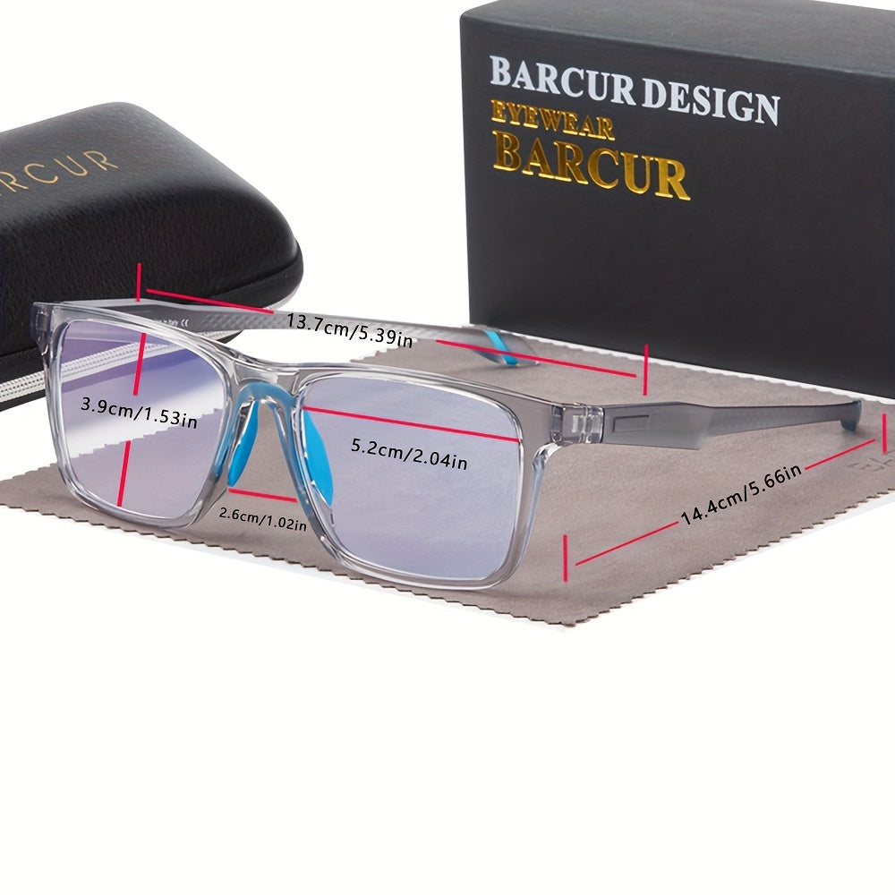Designed By The BARCUR Brand, It Can Be Worn On Mobile Phones And Computers. PC Design Is Lightweight And Breathable, Without Pressing On The Nose Bridge, Making It Comfortable to Wear for A Long Time.