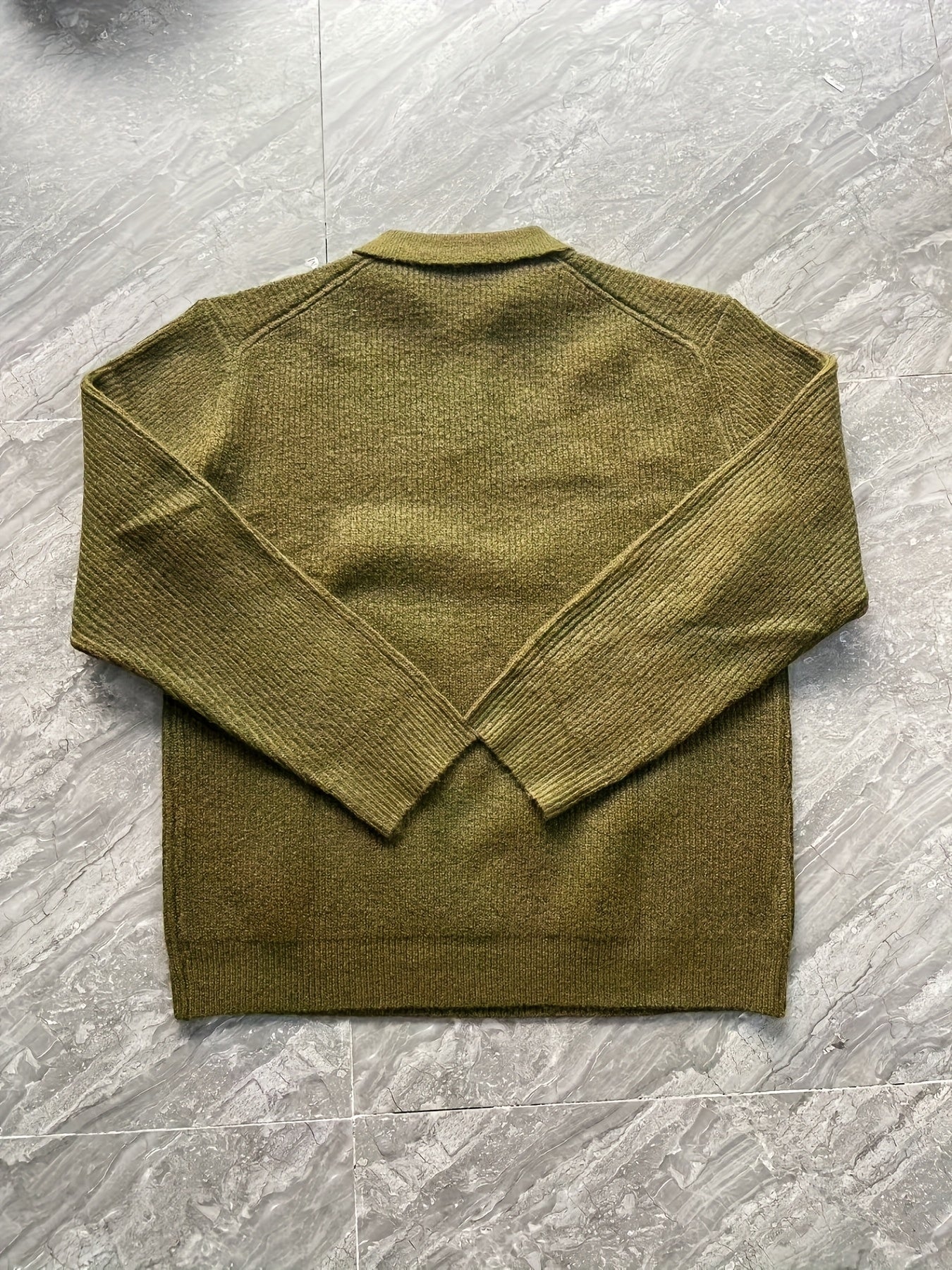 Men'S Casual Light Polo Shirt - Soft Stretch Knit Sweater with Button Front, Long Sleeve, Regular Fit for Fall/Winter, Office & Casual Attire - Everyday Essential, Winter Clothing, Classic Collar, Durable Construction, Stylis