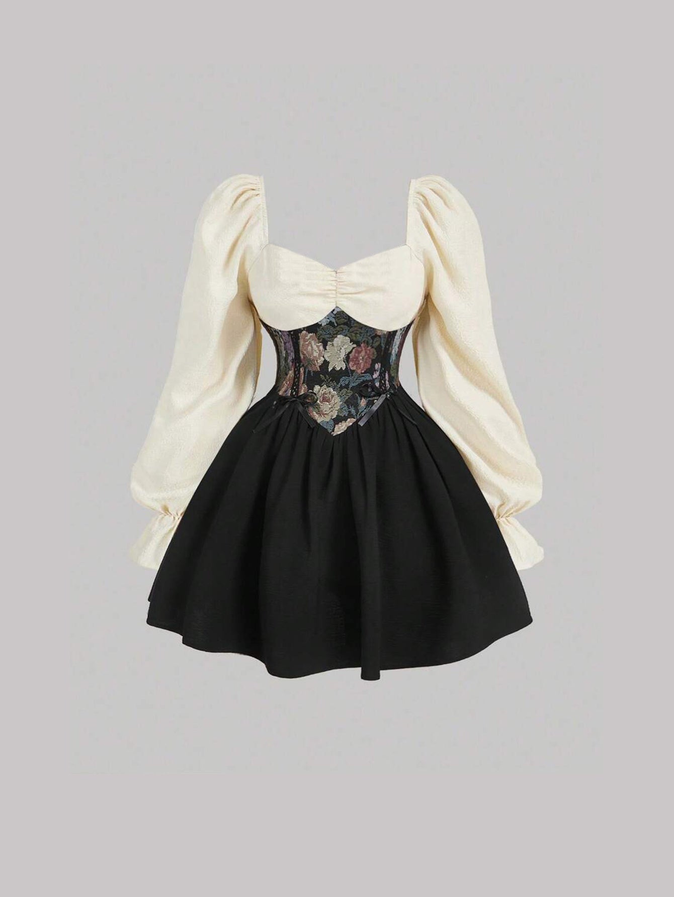 Robe gothique victorienne baroque de style Renaissance pour femme – Élégante, épaules dénudées