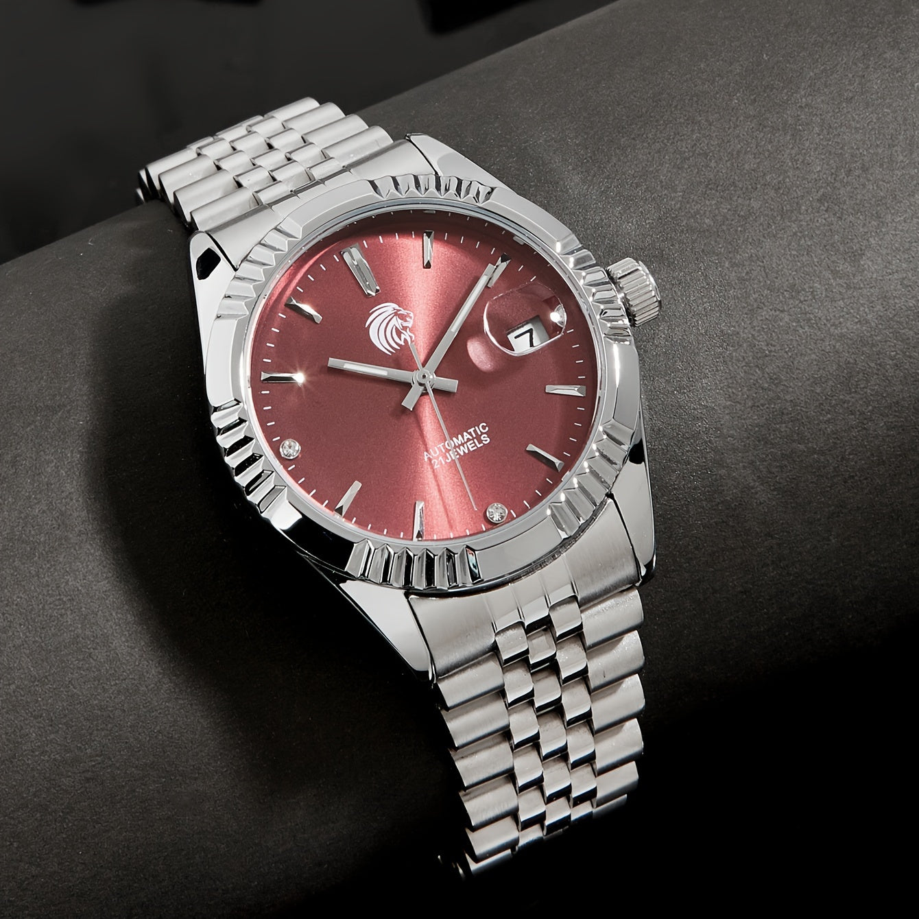 Montre Mécanique Automatique pour Homme – Style Fashion, Bracelet en Acier Inoxydable