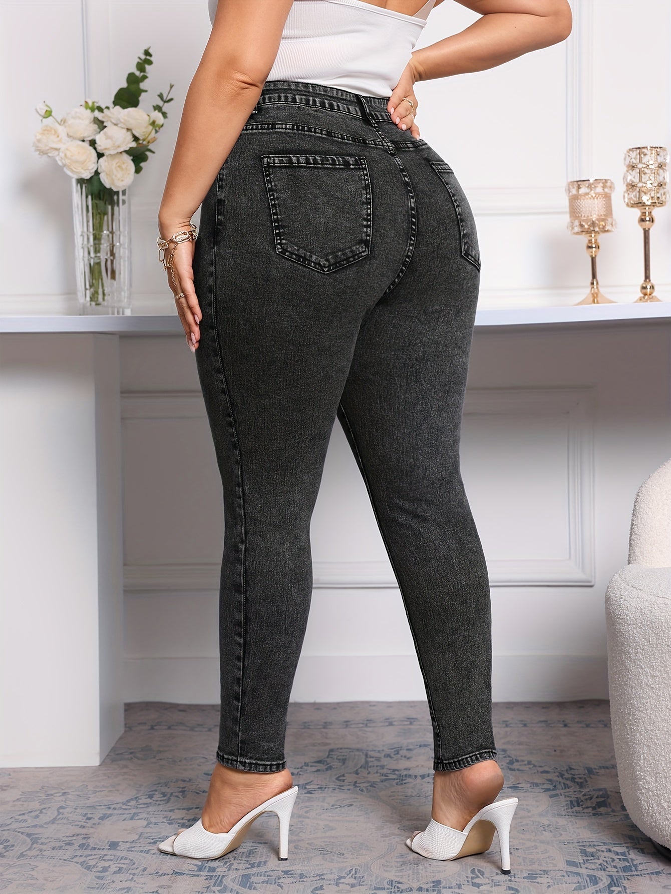 Jeans Femme Oversize Extensible