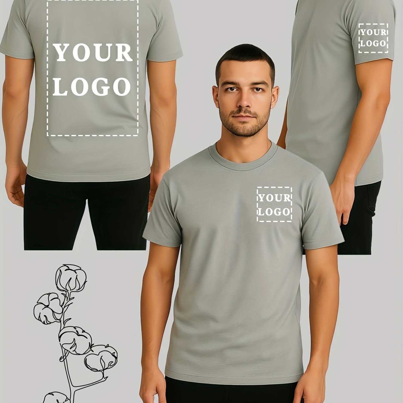 You Can Find Personalized Short-Sleeved T-Shirts Made from 100% Pure in a Range of Colors Including Burgundy, Navy, Black, White, Gray, And Purple. These Shirts Are Ideal for Casual Events, Strolls, Festivals, And Make Great